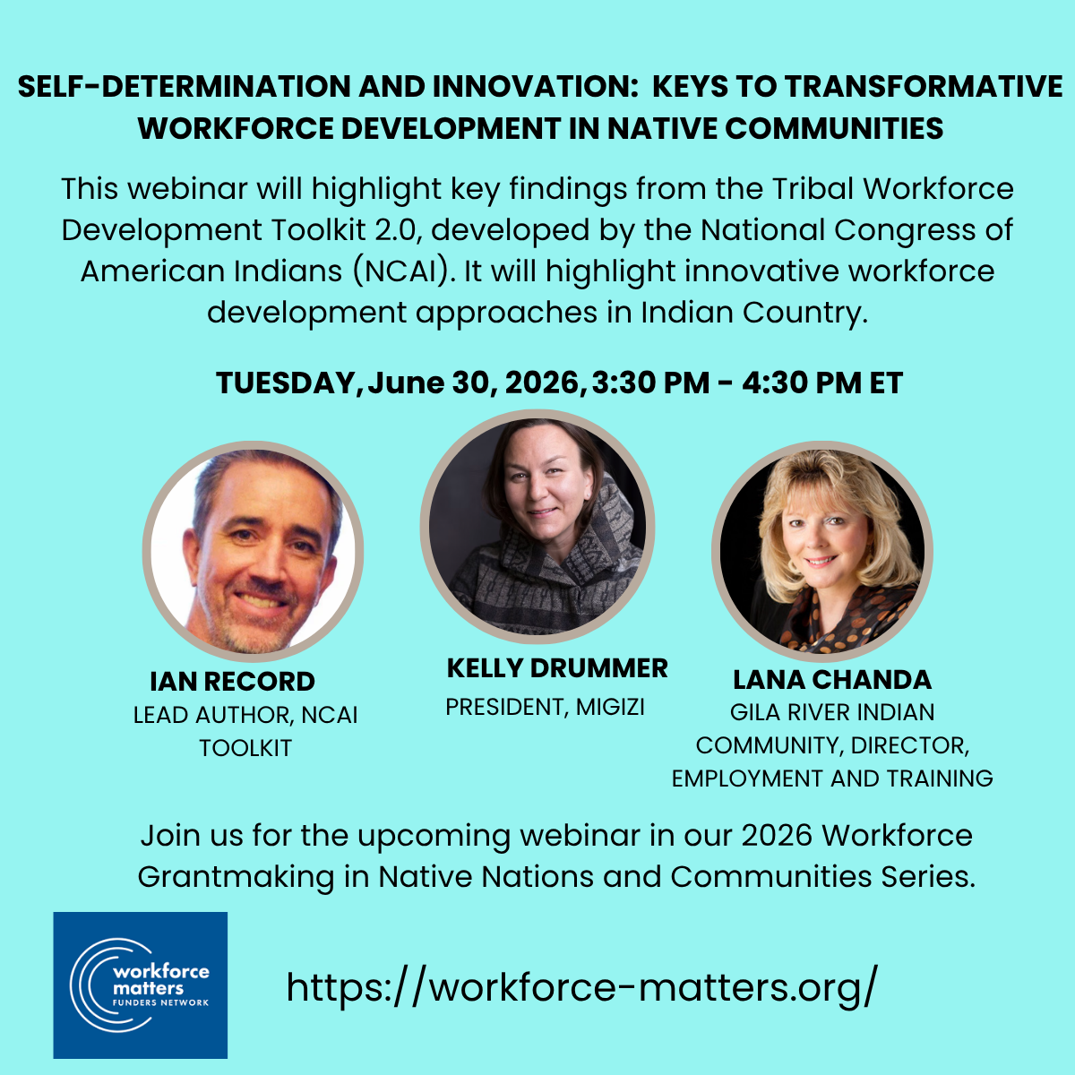 Native Workforce Services Program Self-Determination and Innovation: Keys to Transformative Workforce ...